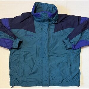 COLUMBIA Bugaboo - Women's Vintage Blue Lined Jacket - Size X-Large‎ XL